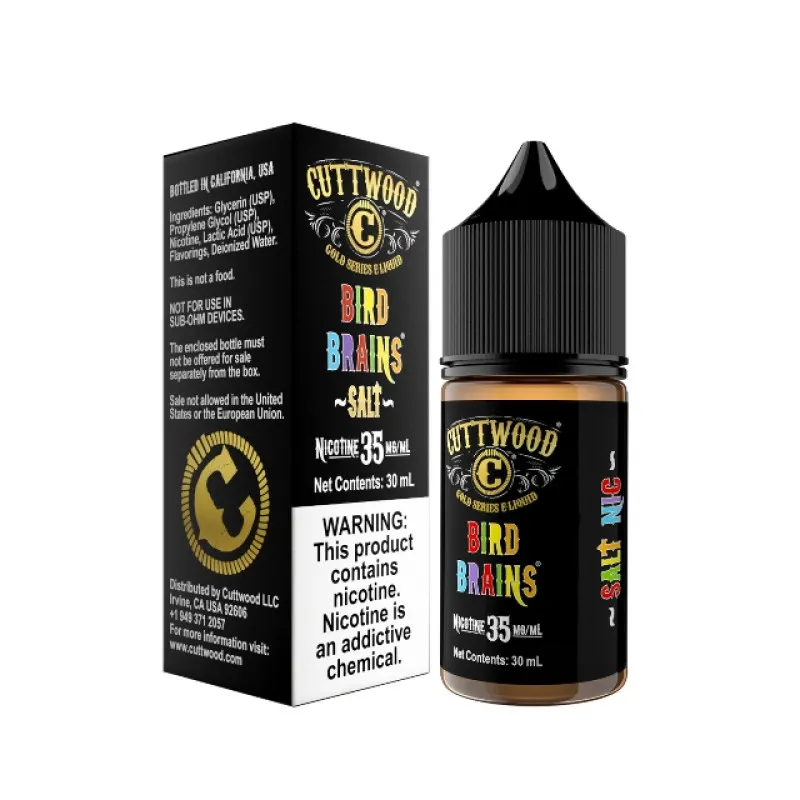 CUTTWOOD SALT - BIRD BRAINS - 30ML