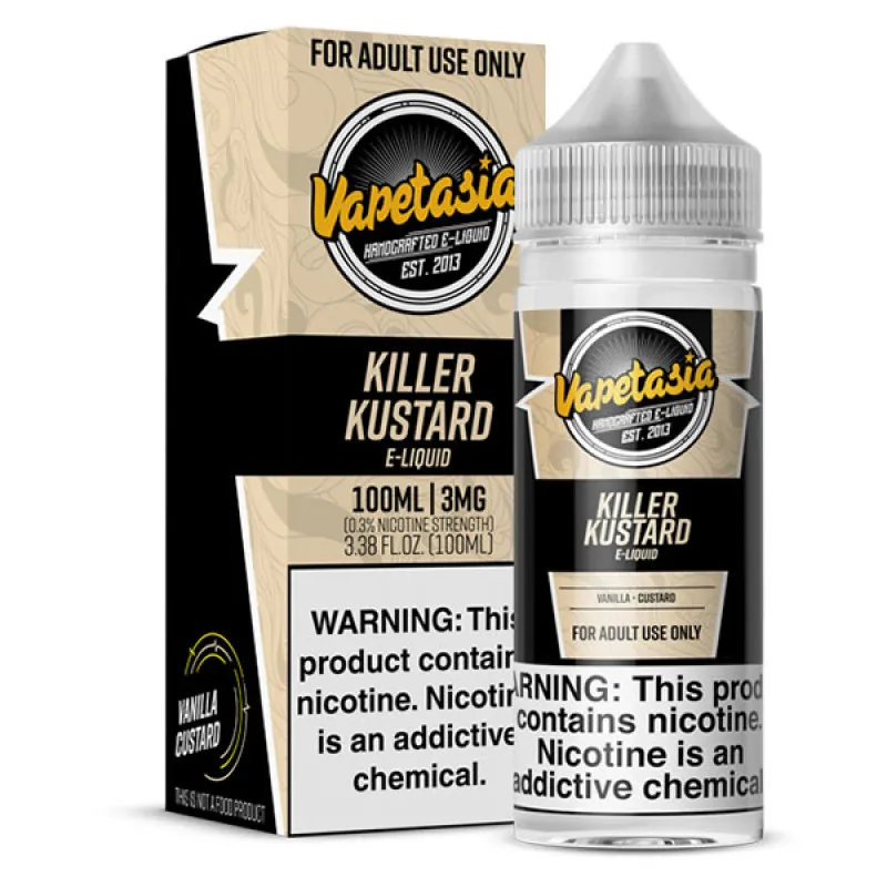 VAPETASIA - KILLER KUSTARD ORIGINAL - 100ML