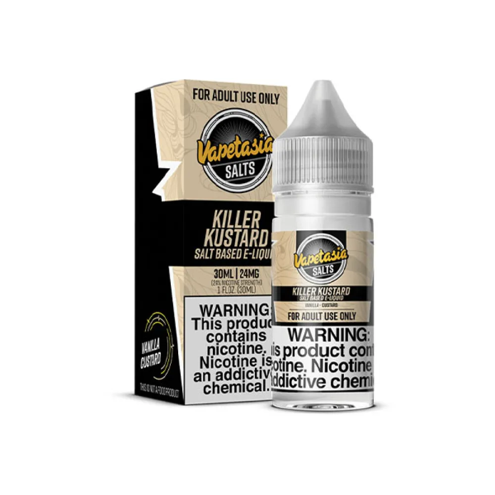 VAPETASIA SALTS - KILLER KUSTARD ORIGINAL - 30ML