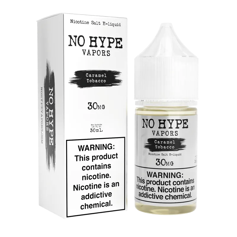 NO HYPE VAPORS SALT - CARAMEL TOBACCO - 30ML